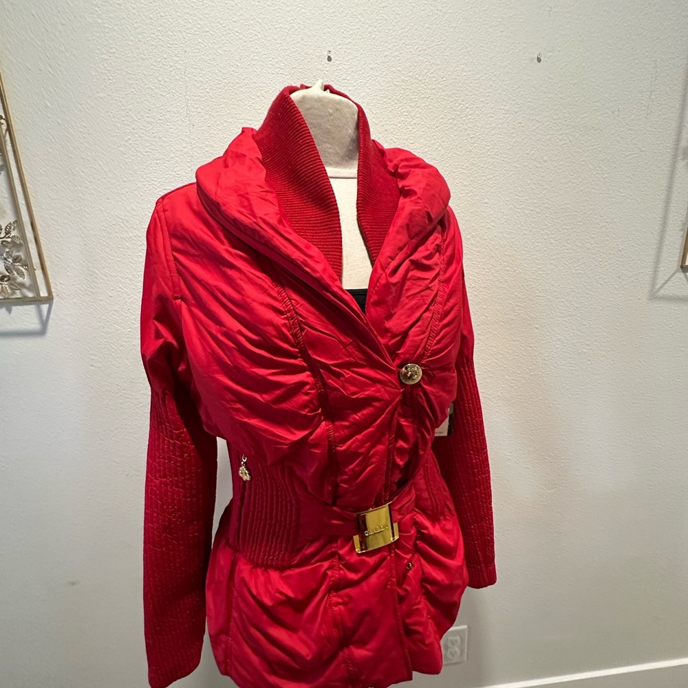 Elegant Red Women's Jacket